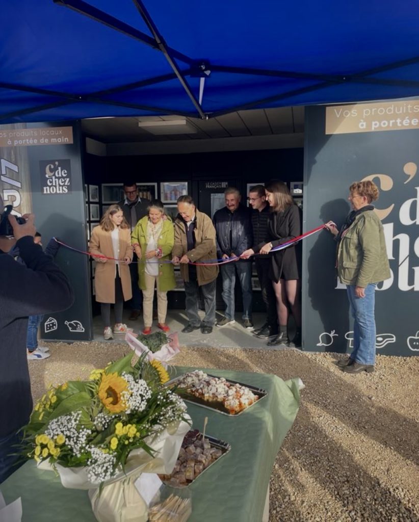 Inauguration du kiosque de Chaingy